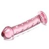 Pink Clear Color Dot Crystal Glass Quantity Plug