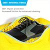 Durable Shoe Washing Machine Bag Universal Chenille Fabric  Noise Reduction Oval Protective Laundry Bag for All Shoe Types