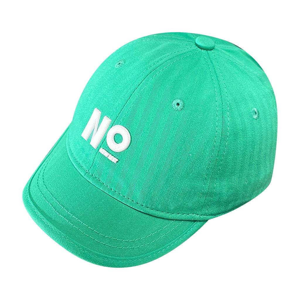 Short Soft Top Letter  Cap For Children, Stylish Small Baseball Cap For Spring And Summer