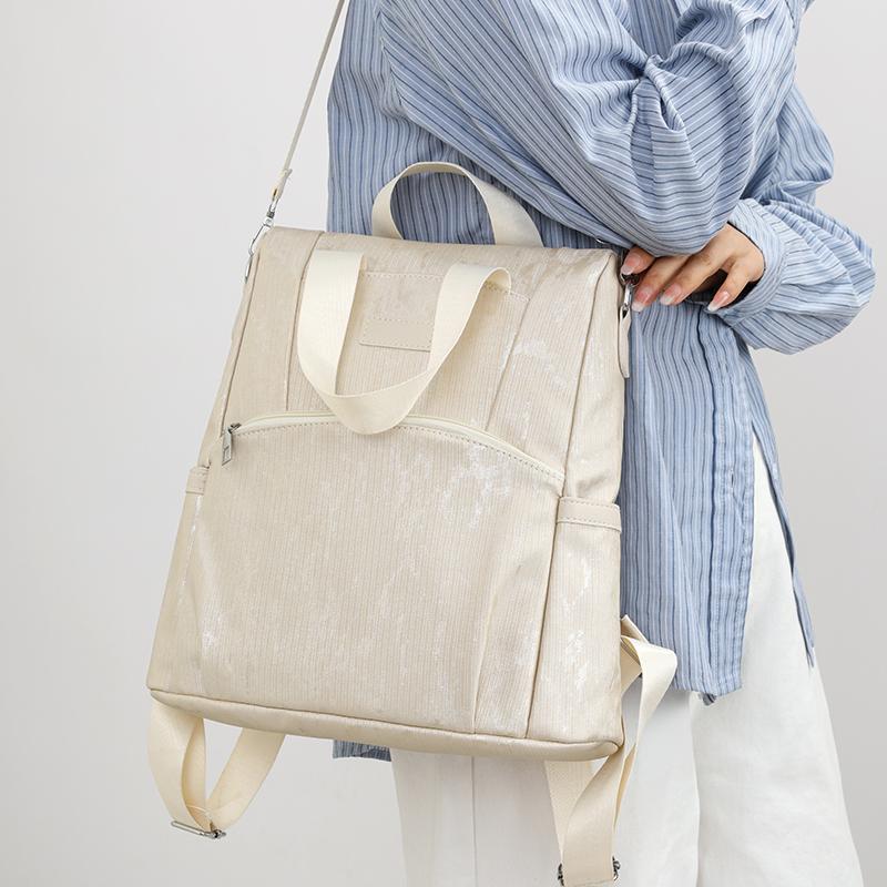 Mochila Vintage para Mujer de Gran Capacidad Bolso de Hombro Multifunción