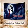 Custom Name Text Tapestry,Miraculous Ladybug Boho Wall Hanging, Decorative Backdrop Tapestry For Room
