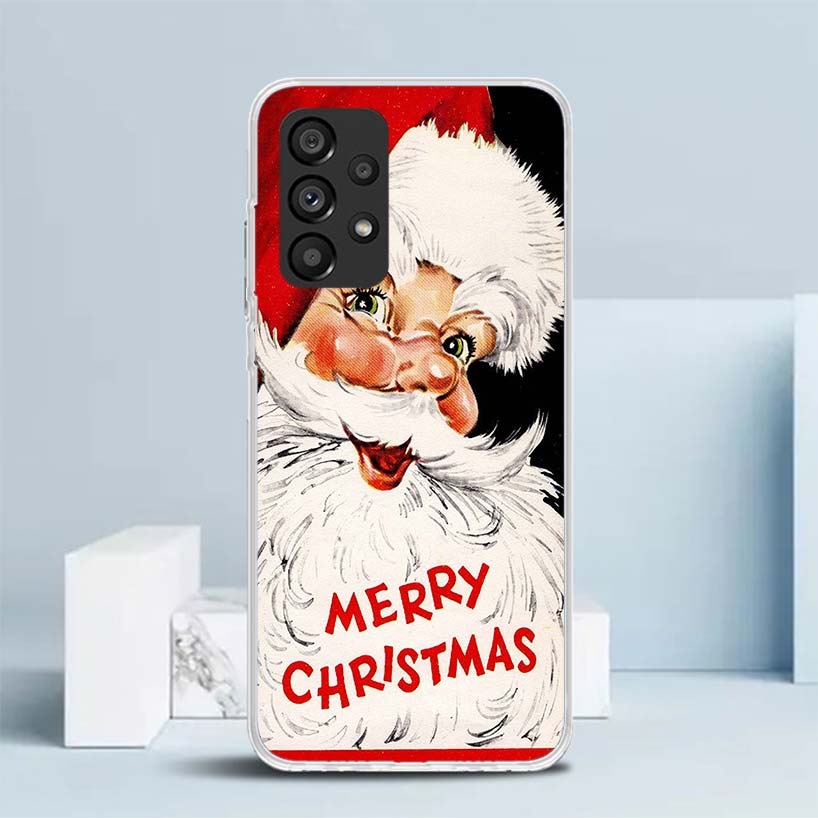 Weihnachts-Weihnachtsmann-Geschenk für Samsung Galaxy A17 A37 A57 A16 A26 A36 A56 A15 A14 A55 Handyhülle A13 A53 A25 A35 A24 A34 A23