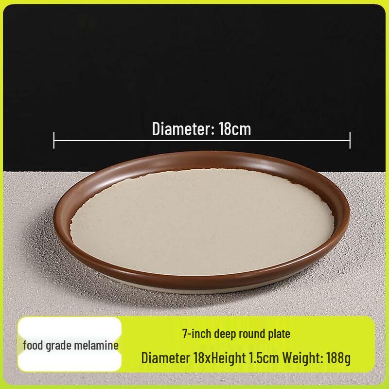 Jiu Bing Melamine Commercial Serving Plates