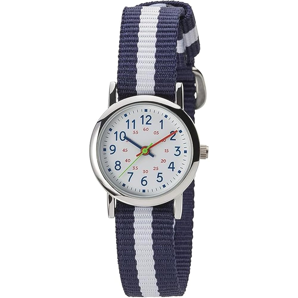 Crepha Analog Kids Watch Waterproof Nylon Strap Blue