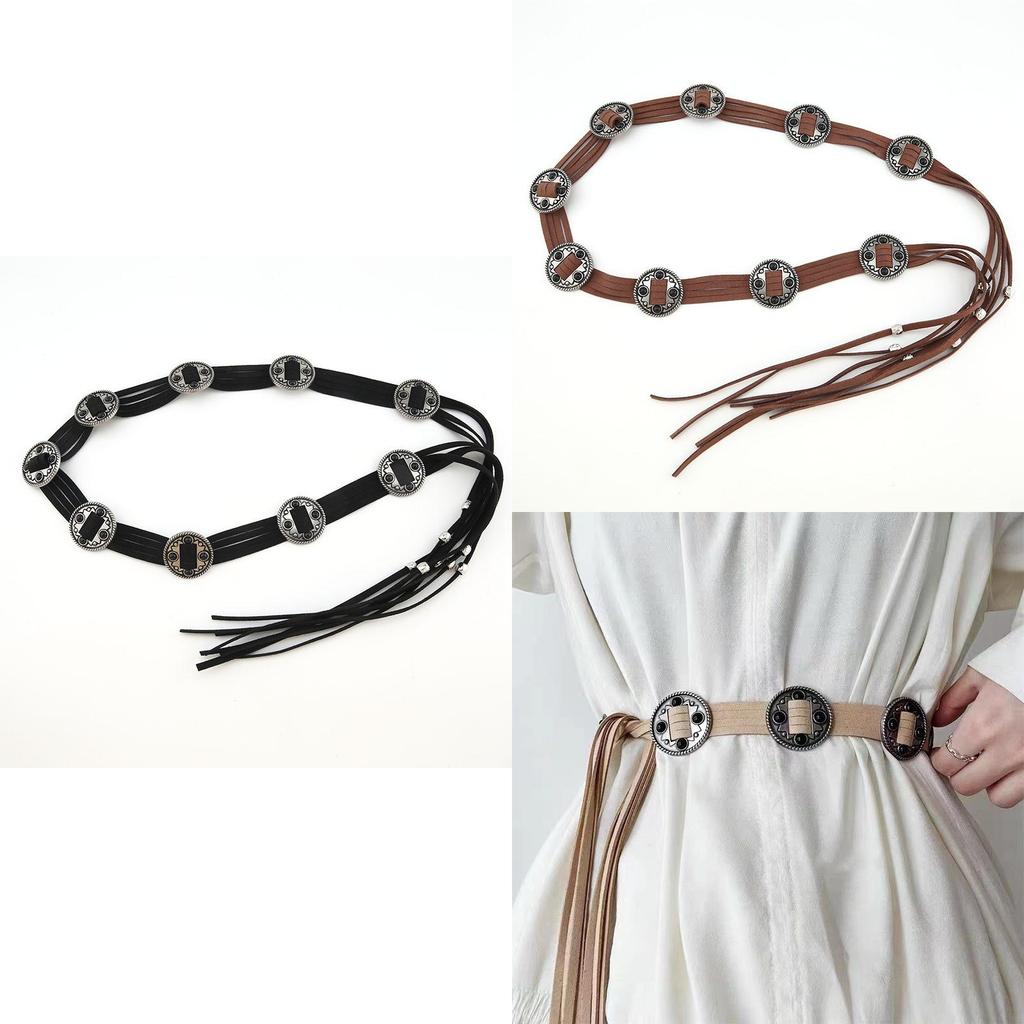 Retro Ethnic Style Mosaic Waist Chain 2023 New Summer Bohemian Belt With Denim Belt Trendy