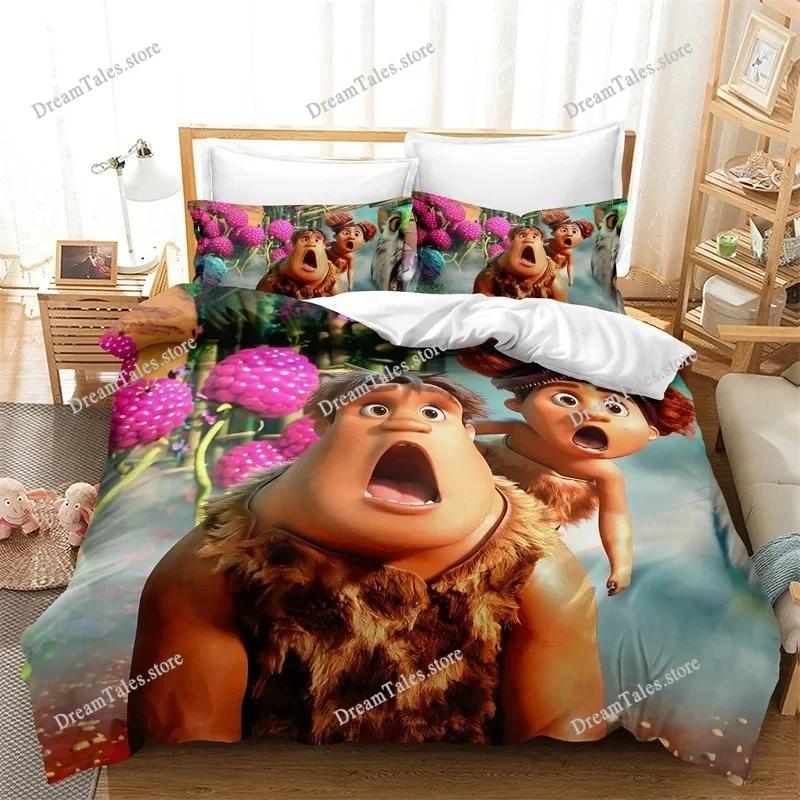 The Croods Cartoon Bedding Sets Exquisite Bed Supplies Set Duvet Cover Bed Comforter Set Bedding Set Luxury Birthday Gift369