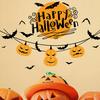 Halloween Window Sticker Pumpkin Bat Wall Sticker Waterproof Self-Adhesive Sticker