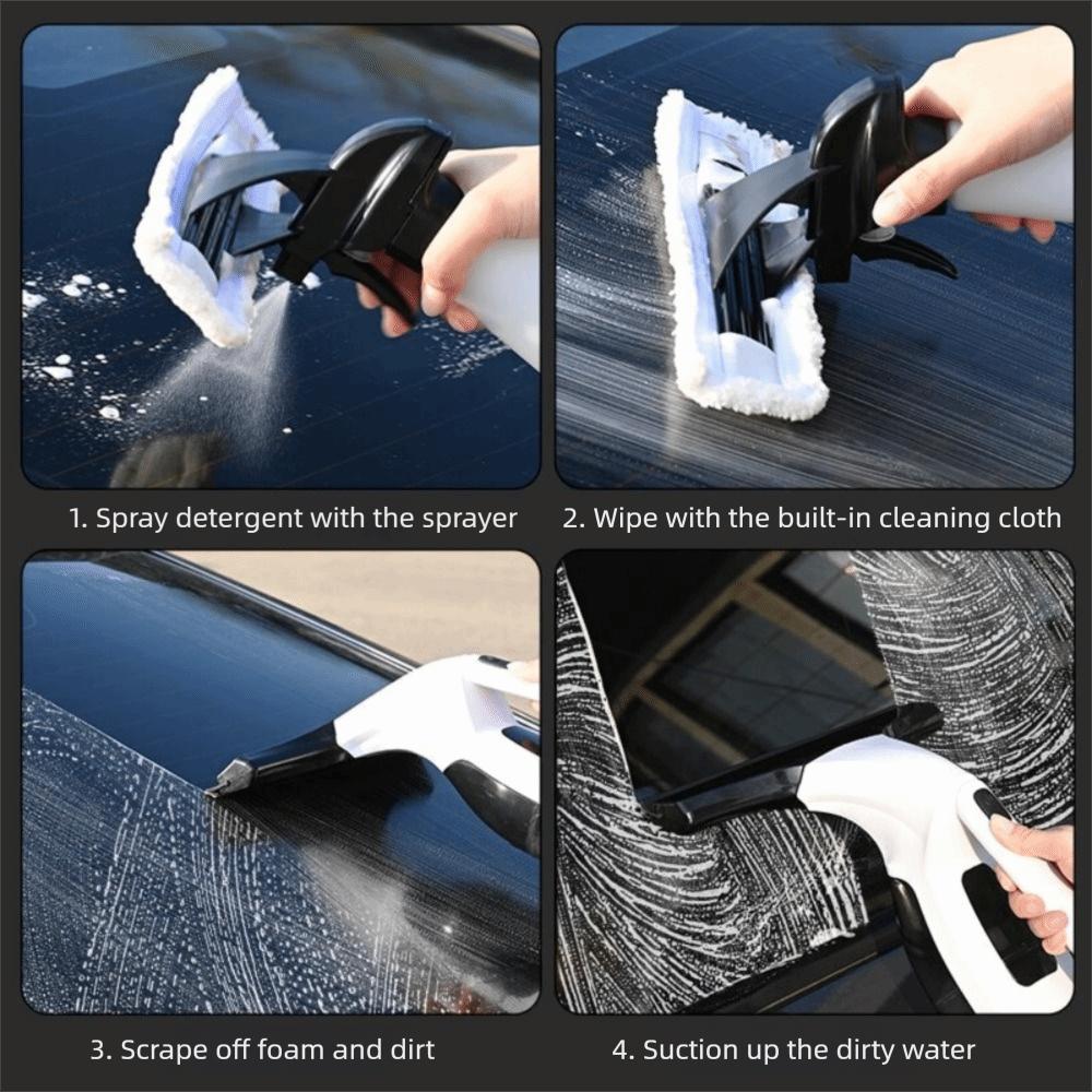 Portable Design Handheld Window Cleaner Water Spray Function Window Vacuum Cleaner  Glass Cleaning