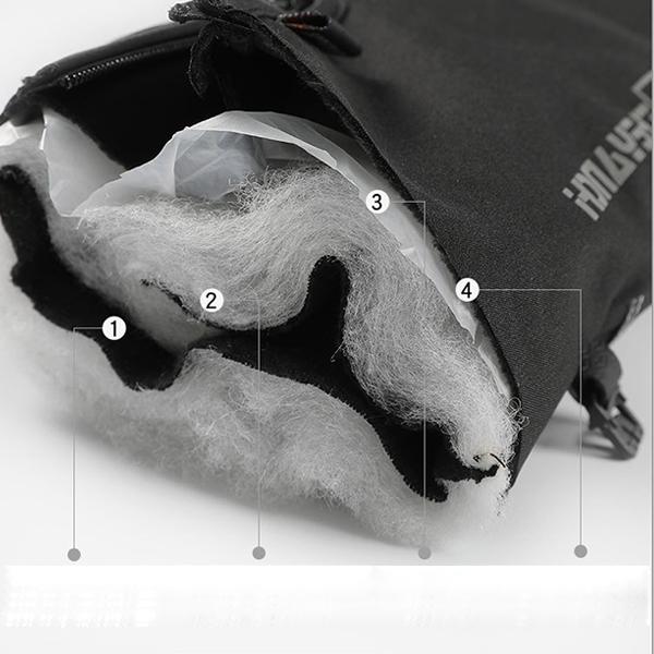 Rękawiczki narciarskie Męskie wodoodporne i odporne na zimno oraz aksamitne pogrubienie Kolarstwo na świeżym powietrzu Ciepłe jesienne i zimowe rękawiczki rowerowe Męskie i damskie