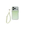 Simple Gradient Green Stars Case for Apple iPhone 17 Pro Max/16/15/14 - Women's Summer Design