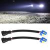 2Pcs 9006 Ceramic Connector Plug Socket Extension Wiring Harness Sockets Adapter