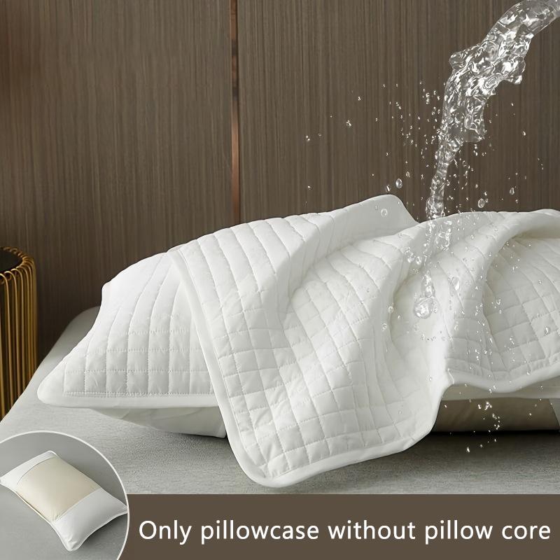 Comfortable Cotton Clip Pillow Cover Isolation Layer Anti Mite Pillow Core Protection Head Oil Waterproof Pillowcase