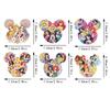 6Pcs The Combined Set Series Diamond Art Fridge Magnet Diamond Painting Refrigerator Magnet DIY Fridge Stickers for Fridge Whiteboards