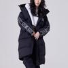 MLB Base Logo Down Jackets Unisex Black Hooded Moderate Other 3ADJJ0516-50BKS