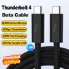 USB 4.0 Type-C Data Cable 240W Fast Charging Cable 40Gbps Speed Thunderbolt 3/4 Compatible for Phone/iPad/Switch 8K HD SuperSpeed Charging