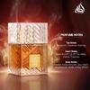 Lattafa Khamrah - Vanilla, Warm Spicy, Amber, Cinnamon - Eau De Parfum Long-Lasting Fragrance for Unisex, 3.40 Ounce / 100 M