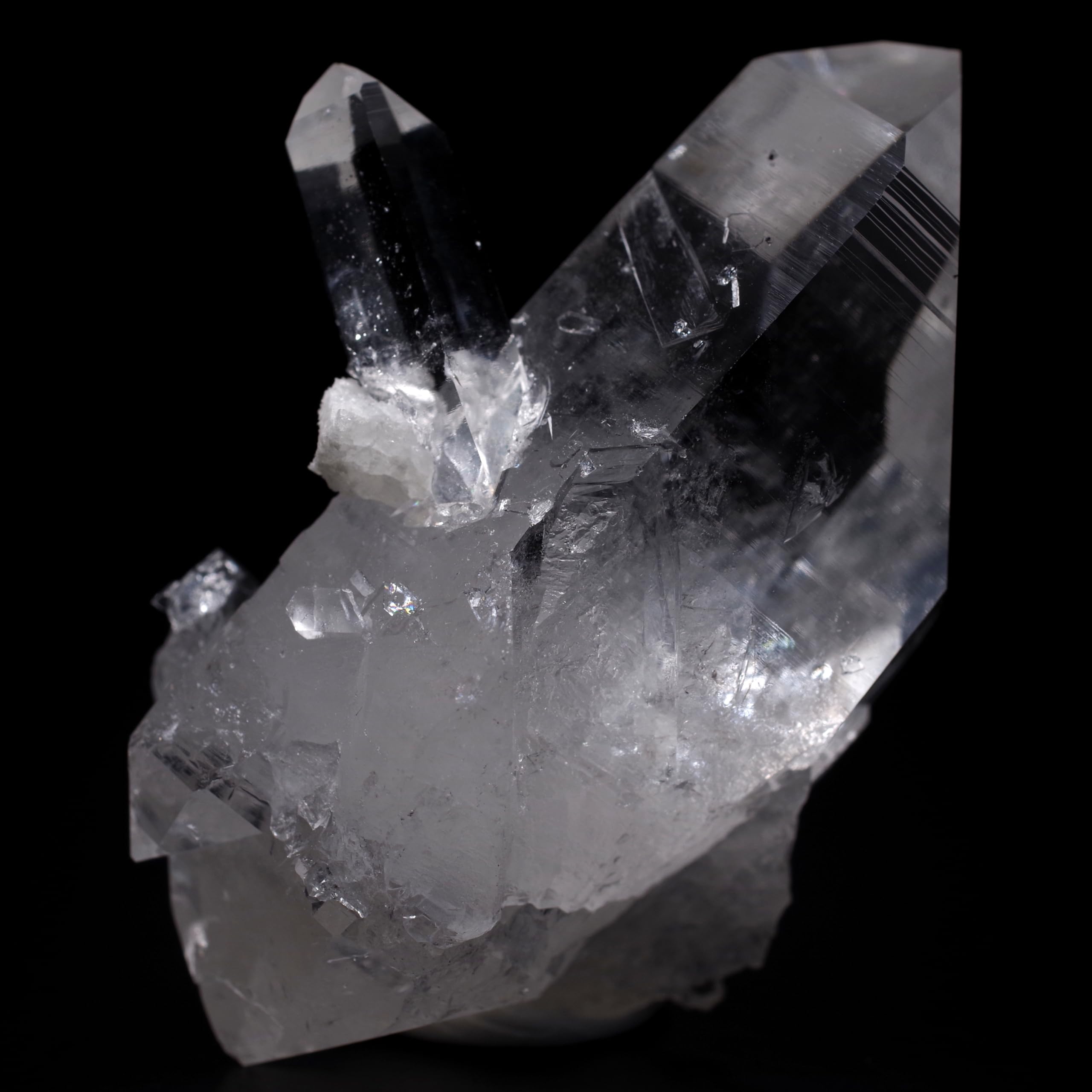 stone Natural Mineral Quartz Crystal Cluster USA Specimen Raw [N2 Natural] - Arkansas, - (30  One-of-a-kind  Stone Approx. 34g, 41x25x43mm)