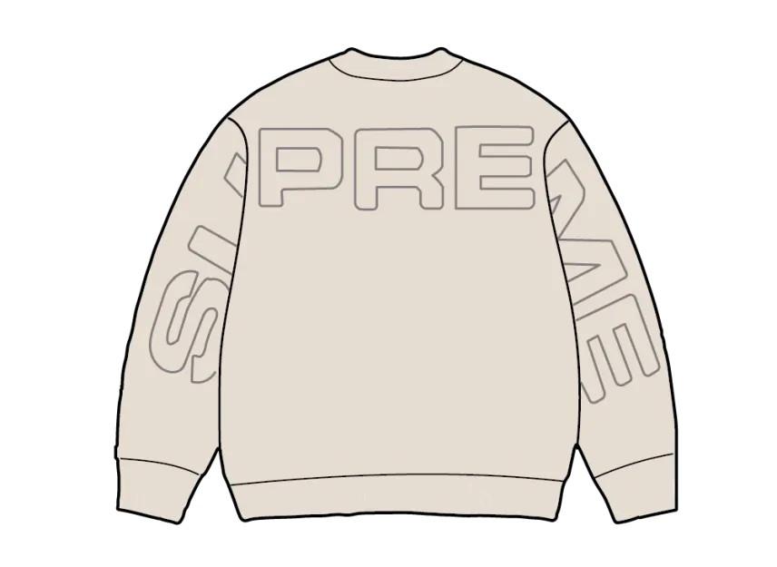 Supreme Pilled Sweater "Stone"