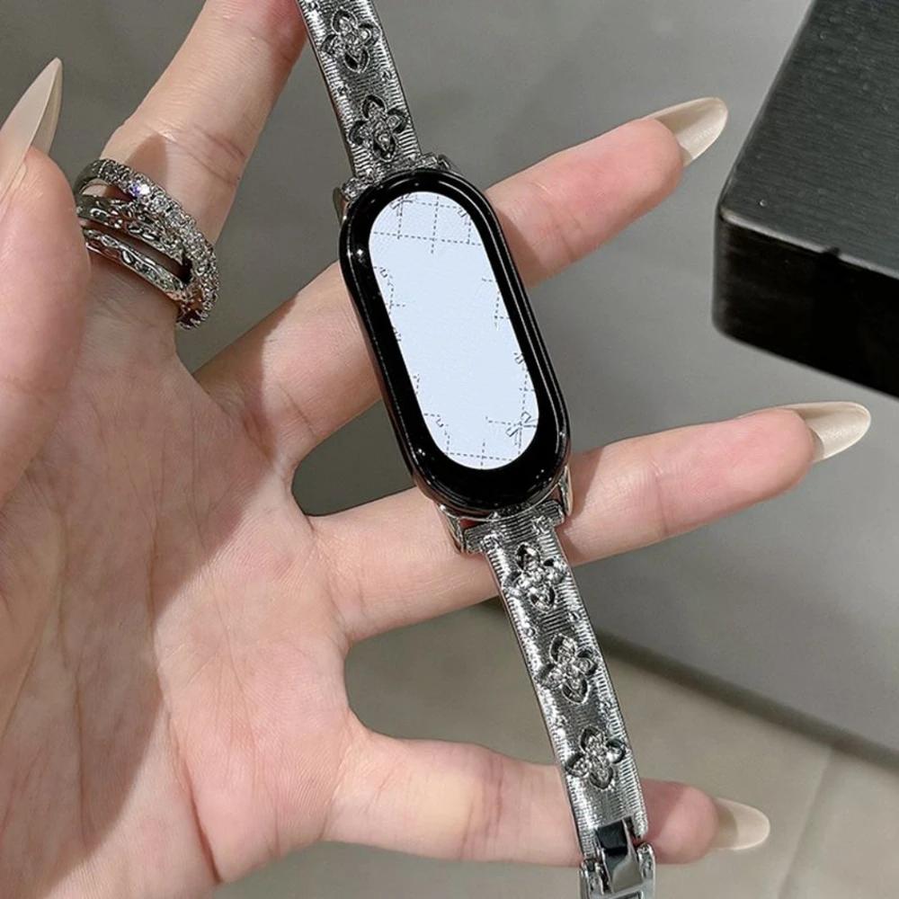 New Bling Elegant Bracelet Metal Link For XIAOMi Band 10 9 Strap For Mi Band 8 New Design Bracelet NFC Wristband Accessories