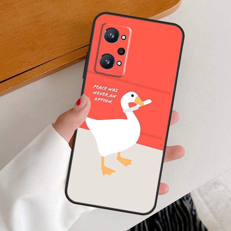

Cartoon Funny Goose For Realme GT7 GT6 15 Pro 10 11 12 13 14 Pro Plus C65 C63 C61 C55 C51 C53 C35 C75 C67 Case Realme 14 Pro Plus