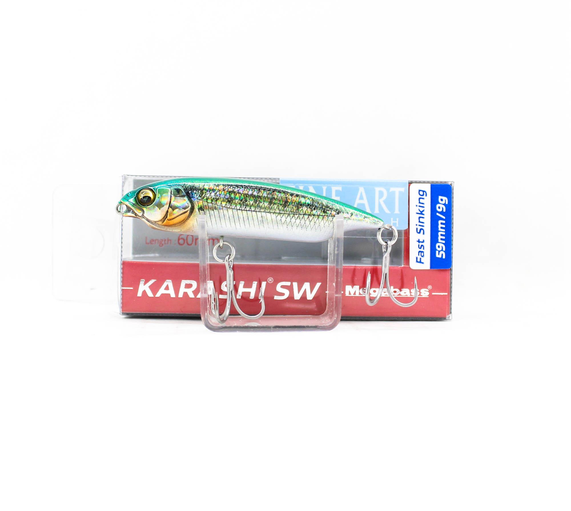 

Megabass Karashi SW FS Быстро тонущая приманка FA Зеленый Муррет (0922)