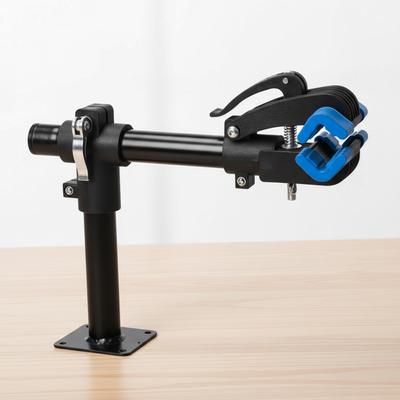 Bench Mount Bike Stand Space Saving Hold Up To 44 Ibs Bike Clamp with Adjustable Clamp for MTB Road Bicycles Accessories