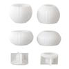 Silicone Storage Case Molds Striped Pattern Candle Holders Moulds Storage Containers Mold with Lid for Creative Minds