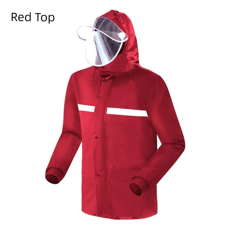 Motorcycle Raincoat Top Single-Piece Split Set Raincoat Rain Pants Men's Rainstorm Prevention Riding Protective Express Delivery outside Buy ^
