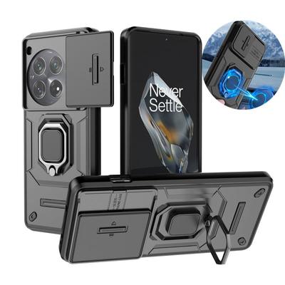 Custodia Protettiva per Telefono con Anello Portacellulare Magnetico per Oneplus 11 11R 12 One Plus Ace 2 Nord CE 3 CE3 Lite N30 Cover Posteriore con Protezione Fotocamera