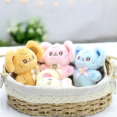 Cute Big Ear Mouse Plush Pendant Toy Doll Bag Hanging Decoration Keychain Grab Machine Doll