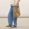 LESS Spring 2026 Loose Fit Cotton Blend Banana Jeans