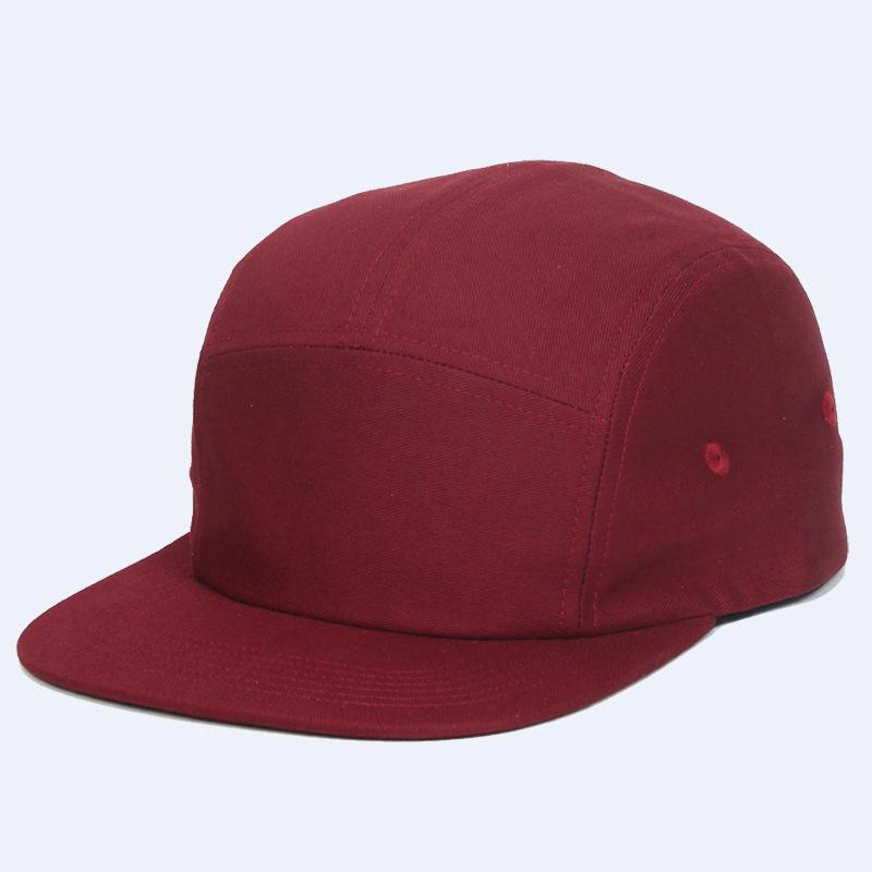 Summer Cotton 5 Panel Big Size Baseball Caps Oversize 62cm Flat Top Sports Snapback Cap Hip Hop Skateboard Hat Custom Wholesale