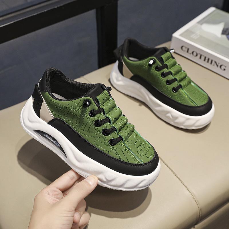 

Boys 2025 spring new platform children s sneakers non-slip running older children s dad shoes a pair of shoes 32