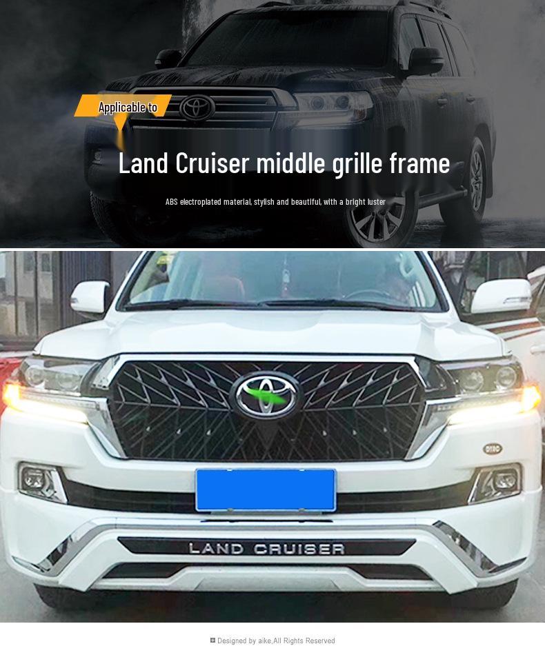 Fits 2008-2021 Land Cruiser: Sport GT Center Grille Trim & Frame