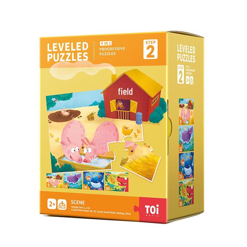 TOI Advanced Educational Jigsaw Puzzles with Rainbow Bag
