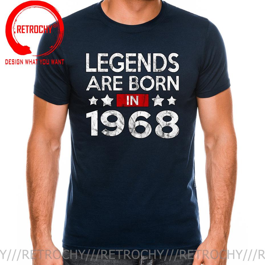 Vintage 1968 Classic 50 Years Old Birthday T Shirt Made in 1968 50Th Birthday Tshirt Father Day Present Born in 1968 Tee Shirt