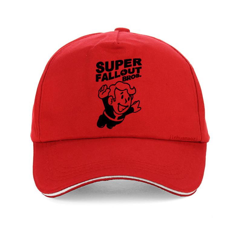 Super Fallout Bros Letter Print Baseball Cap Vault Tec Gaming Video Game Fallout Man Women Snapback Hats Gorra