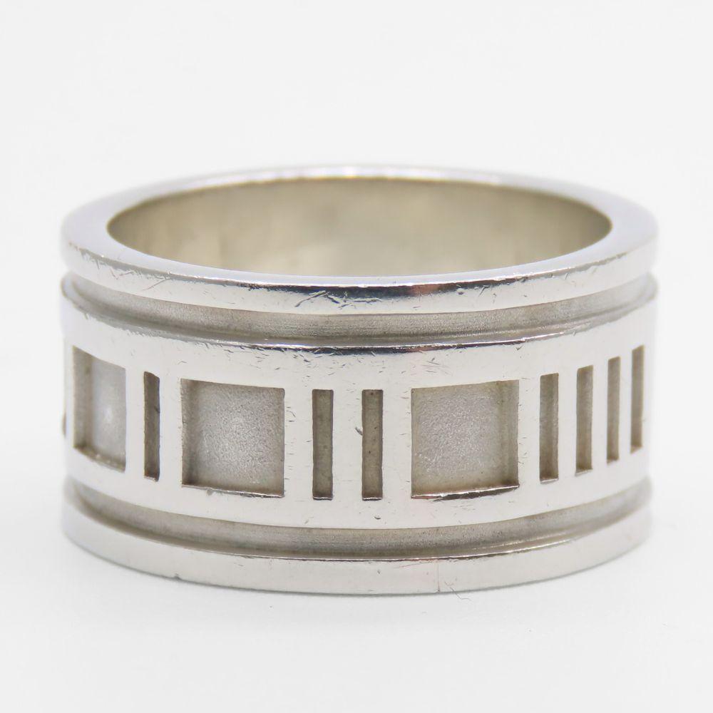 Used TIFFANY&Co. Ring Atlas EU#58.5 Silver925 12.9g Silver Wide
