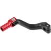 Motorcycle Gear Shifter Lever, Pedal Shift Lever Arm Universal for Motorcycle Folding Aluminum Alloy Red Black