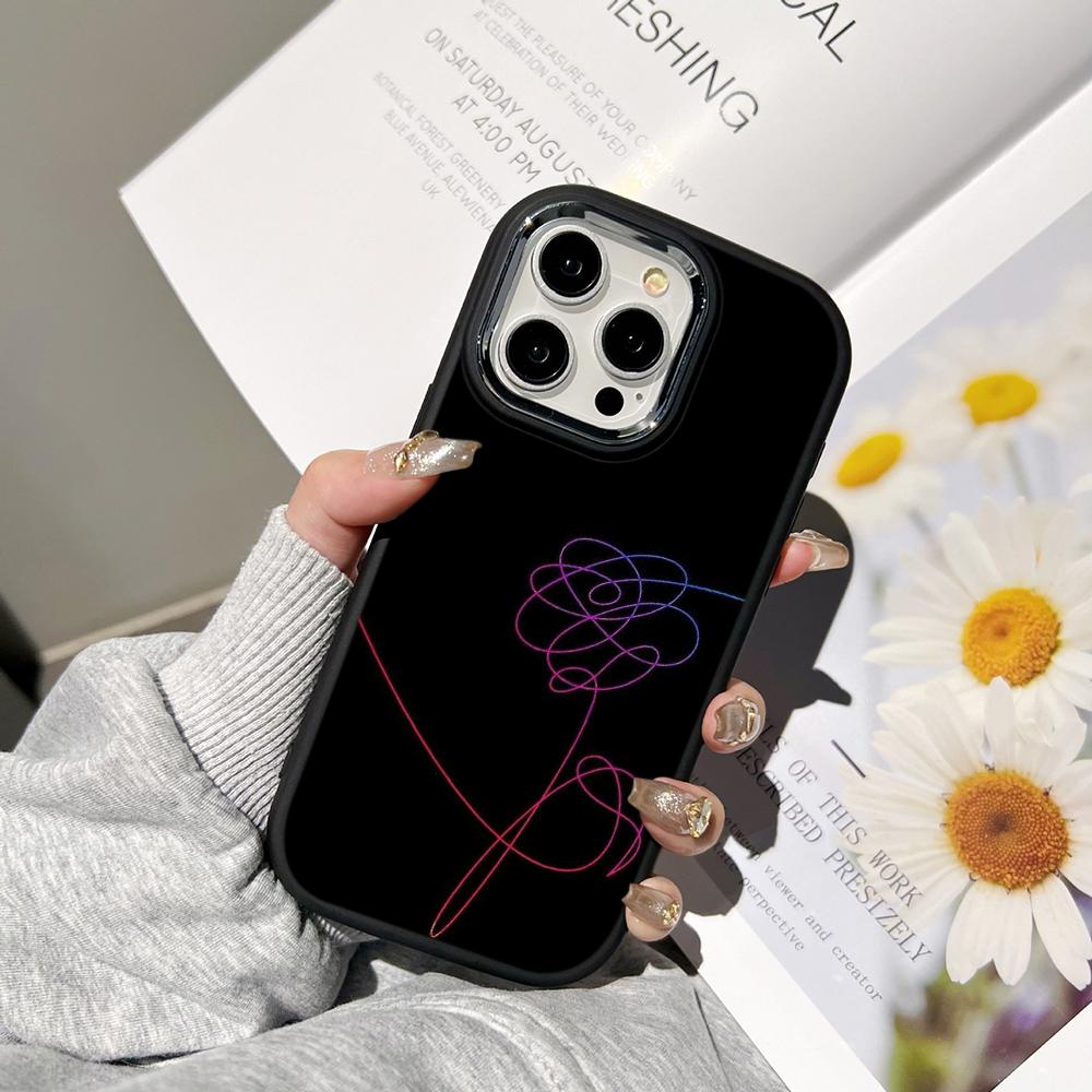Ae85 Line Drawing Art Design Huse de telefon pentru Samsung A13 A32 A53 A04e A54 S23 S24 Ultra Infinix Hot 40i Huawei P30 Metal Camera Protectie Husa din spate