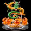 Shenron Figure Dragon Set -Shenlong Dragon Statue+3.6cm Crystal Ball+Acrylic Base,Perfect for Display and Collection,Great Gift for Enthusiasts