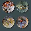 8" inch 20.5cm Diameter Paul Cezanne Painting Porcelain Decorative Home Hall Wall Hanging Plate Creative Arts Disc