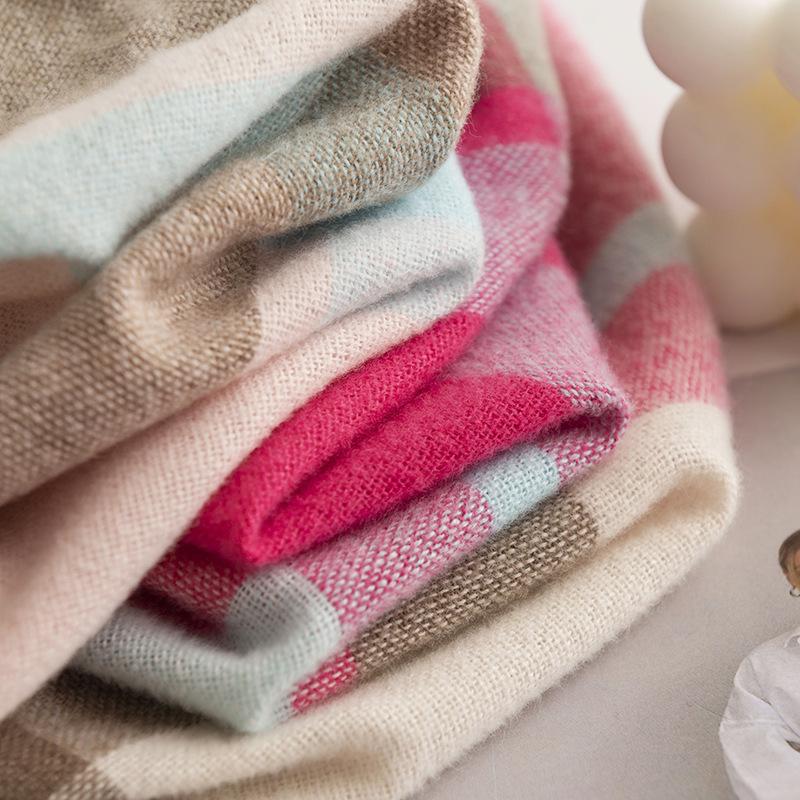 Fashionable Commuter Imitation Cashmere Scarf European and American Versatile Scarf for Women Clear and Simple Scarf Warm and Cold Proof Shawl