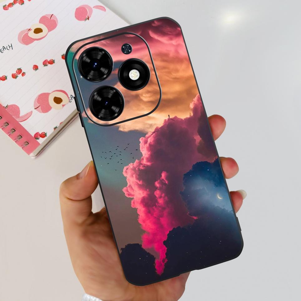Coque Funda For Infinix Hot 40i Hot40i 2023 New Fashion Back Cover Colorful Painting Print Phone Cases On Hot 40 I Soft Matte