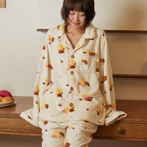 

[Kakao Friends] Country House Sleep Pajamas for Men_Chunshik [Shipped from Korea] 100% Authentic One Size
