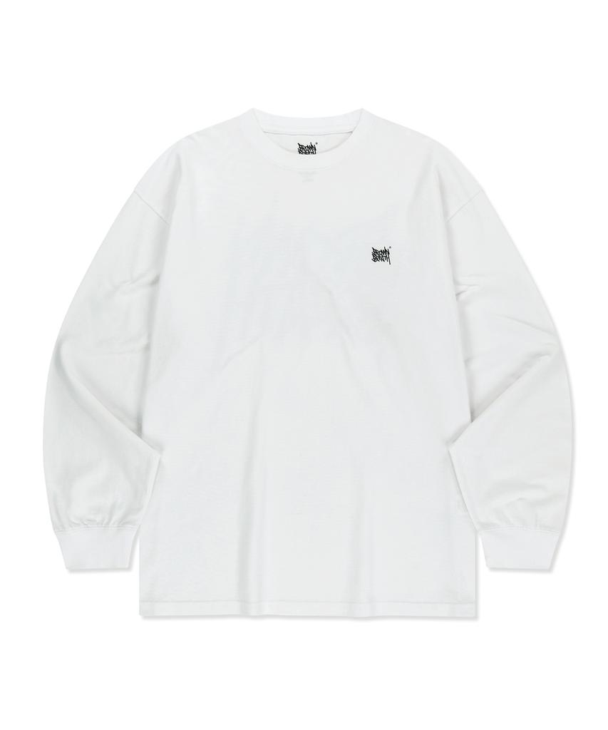 BROWNBREATH Tag Og Longsleeve - White