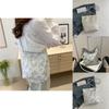 Trendy Canvas Tote Bag For Women Butterfly Design Spacious Everyday Handbag