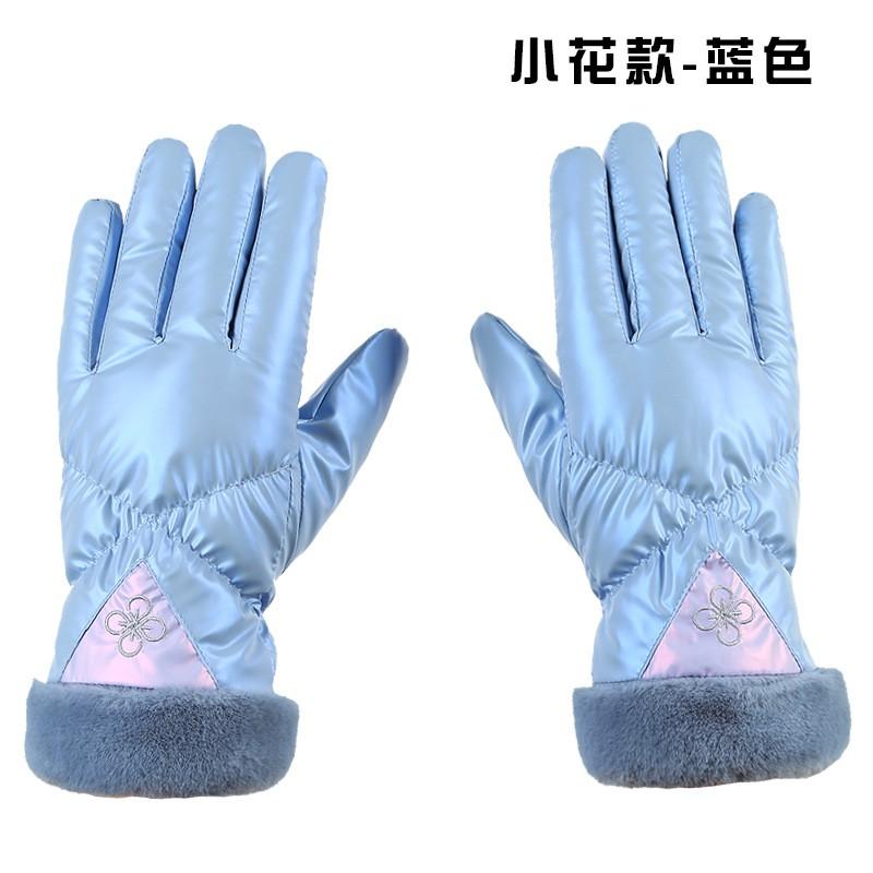 Womens Winter Ski Gloves Touchscreen Warm Fleece Lined Waterproof Windproof Cute Outdoor Cycling