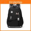 Capacity Large Simple Backpack With Puppy Print And Letter Design For Daily