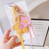 Flower Bow Pendant Car Accessory Fashion Bag Charm Bag Charm